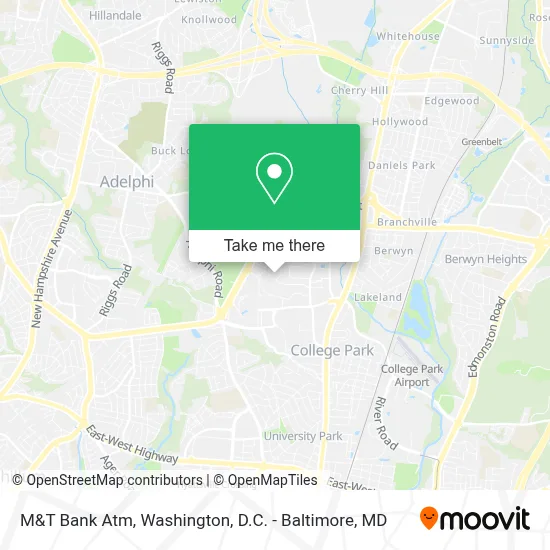 M&T Bank Atm map