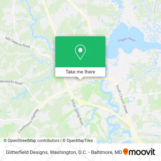 Glitterfield Designs map