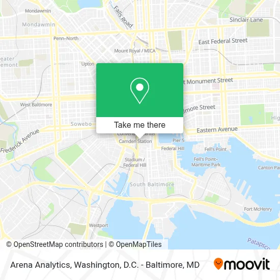 Arena Analytics map