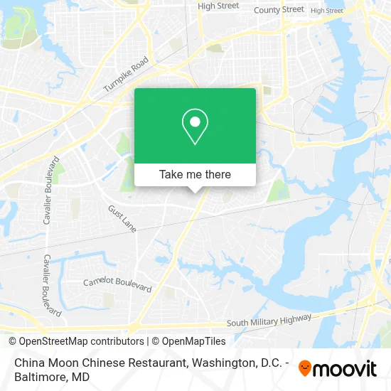 China Moon Chinese Restaurant map
