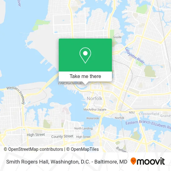 Smith Rogers Hall map