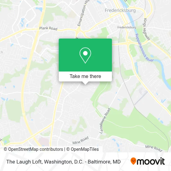 The Laugh Loft map