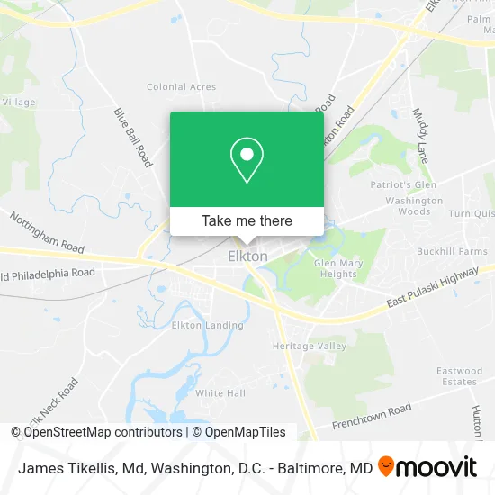 James Tikellis, Md map