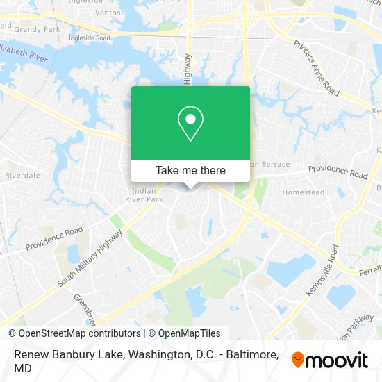 Renew Banbury Lake map