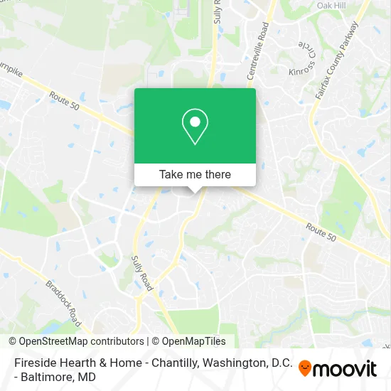 Fireside Hearth & Home - Chantilly map