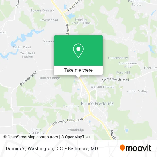Domino's map