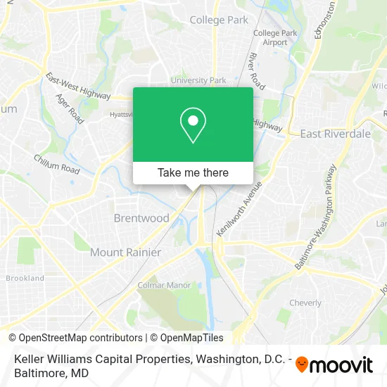 Keller Williams Capital Properties map