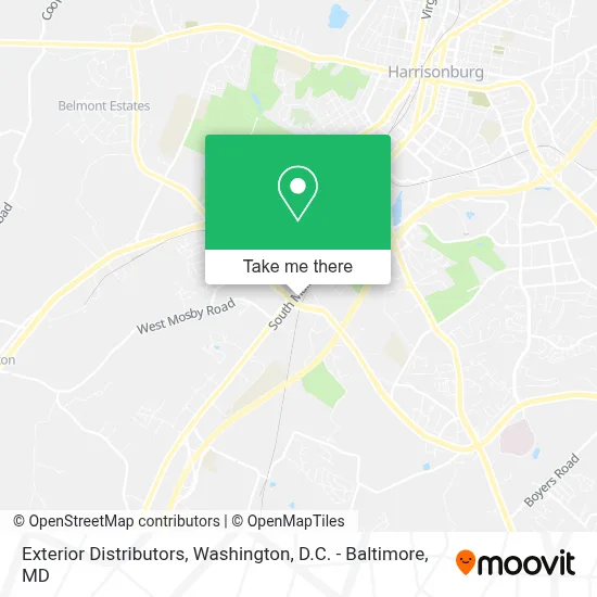Exterior Distributors map