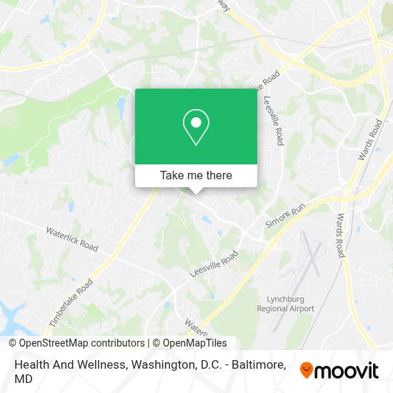 Health And Wellness map