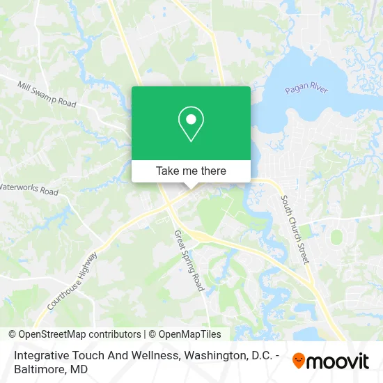 Integrative Touch And Wellness map