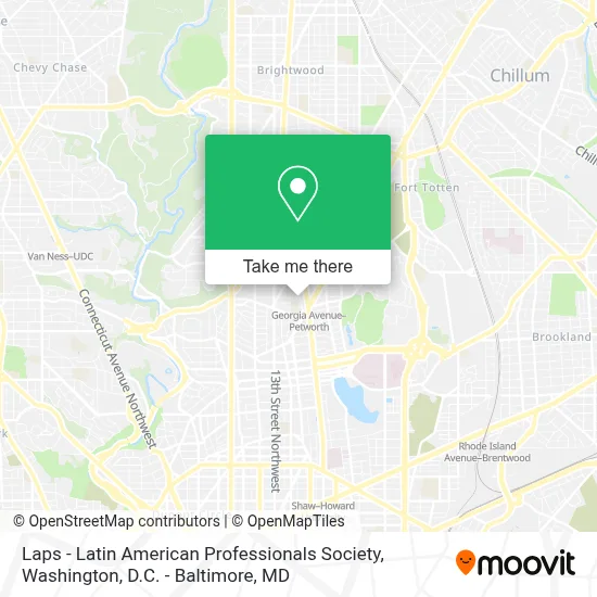 Laps - Latin American Professionals Society map