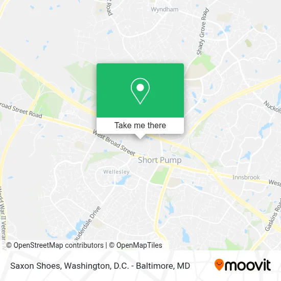 Saxon Shoes map