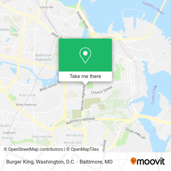 Burger King map