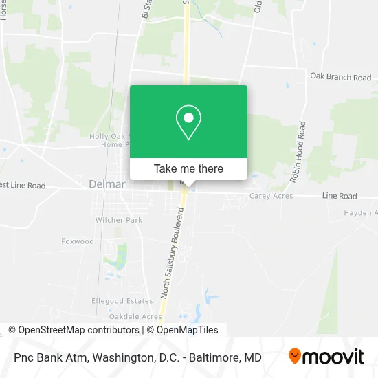 Pnc Bank Atm map