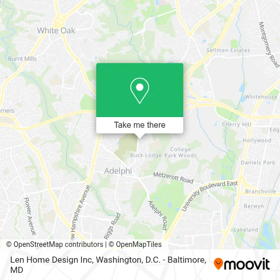 Len Home Design Inc map