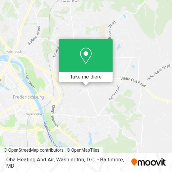 Oha Heating And Air map