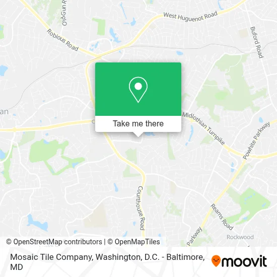 Mosaic Tile Company map