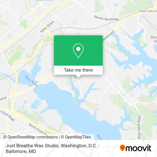 Just Breathe Wax Studio map