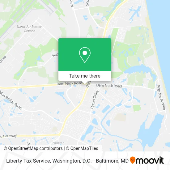 Liberty Tax Service map