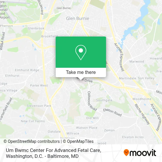 Um Bwmc Center For Advanced Fetal Care map