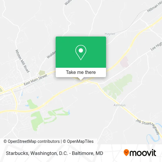 Starbucks map