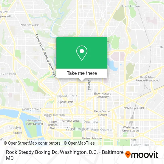 Rock Steady Boxing Dc map