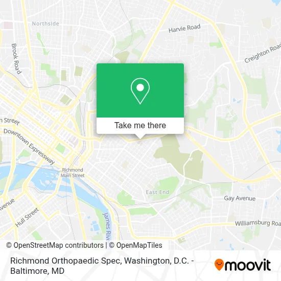 Richmond Orthopaedic Spec map