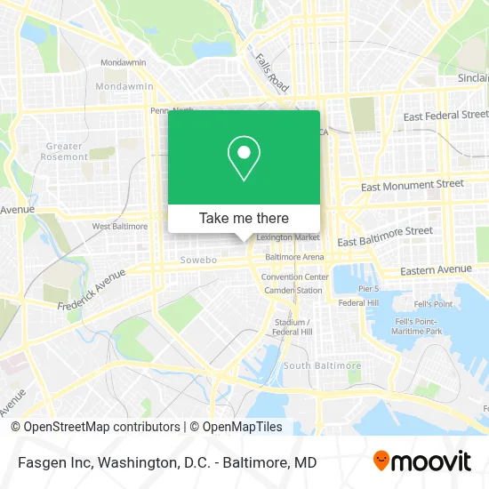 Fasgen Inc map