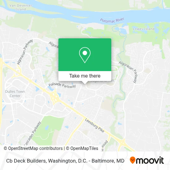 Cb Deck Builders map