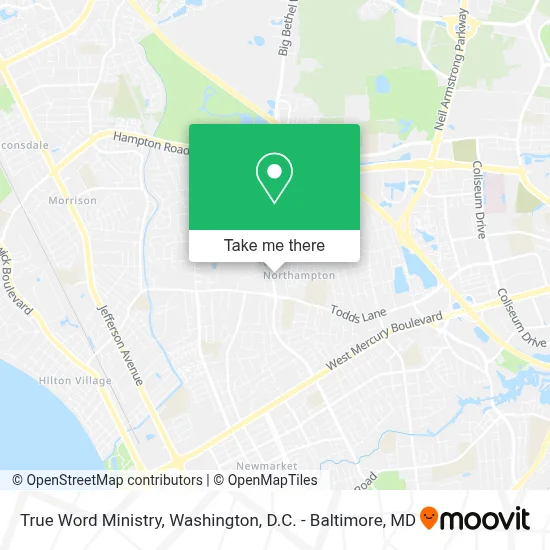 True Word Ministry map