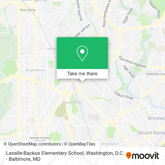 Lasalle-Backus Elementary School map