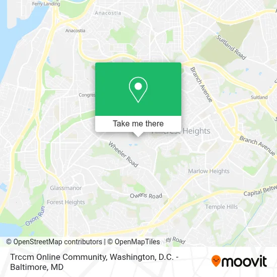 Trccm Online Community map
