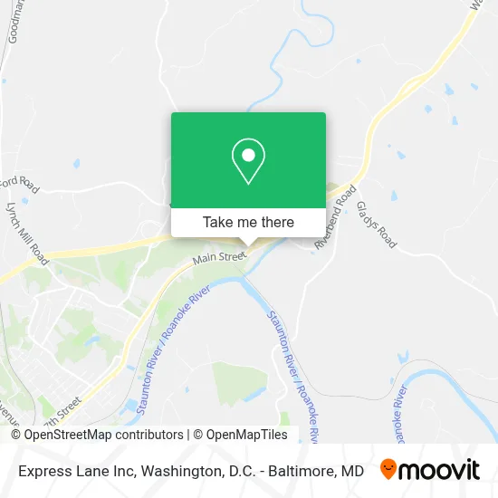 Express Lane Inc map