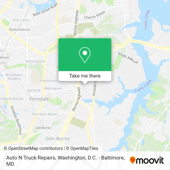 Auto  N Truck Repairs map