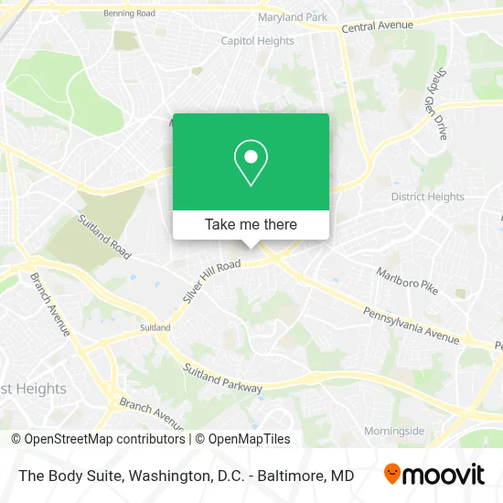 The Body Suite map