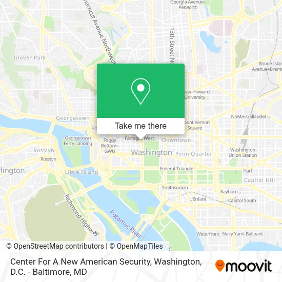 Center For A New American Security map