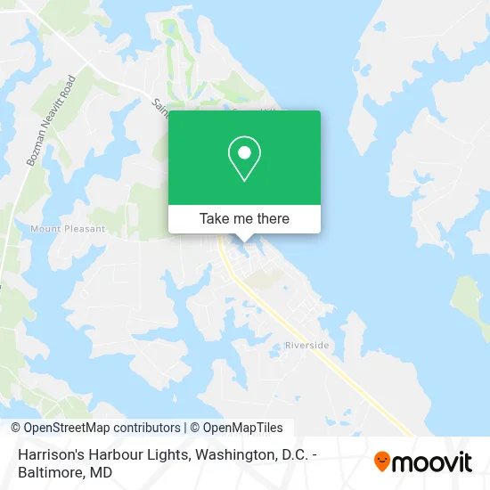 Harrison's Harbour Lights map