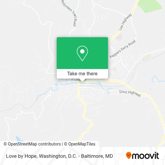Love by Hope map