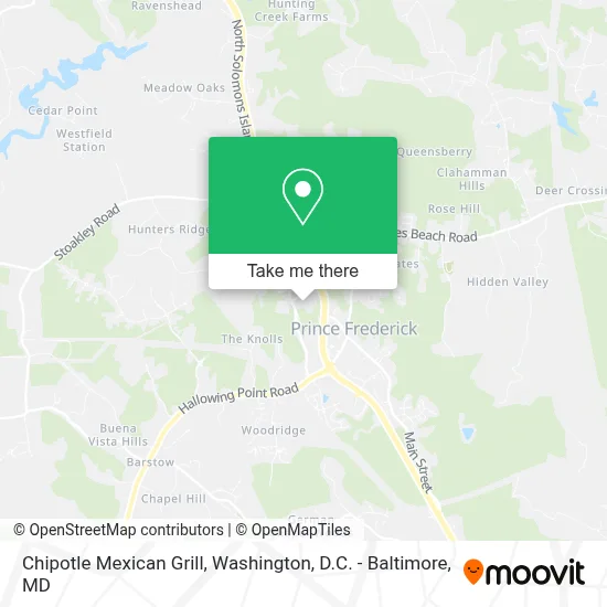 Chipotle Mexican Grill map
