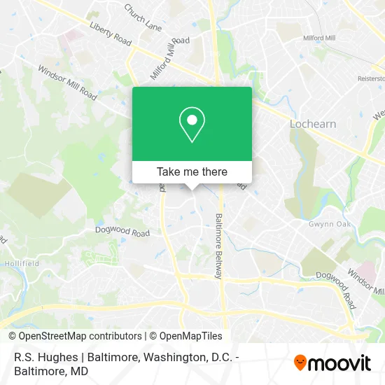 R.S. Hughes | Baltimore map