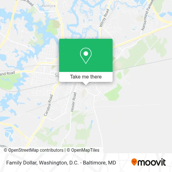Family Dollar map