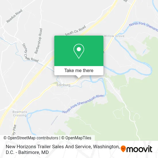 New Horizons Trailer Sales And Service map