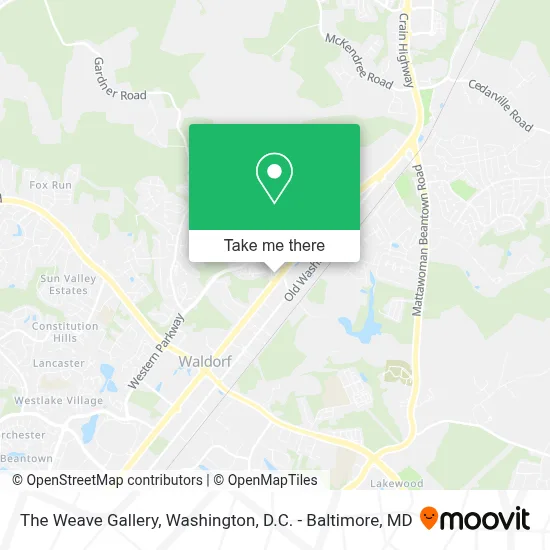 The Weave Gallery map