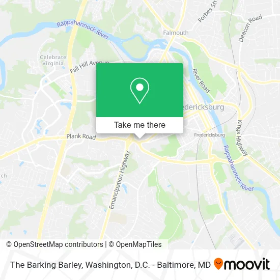 The Barking Barley map