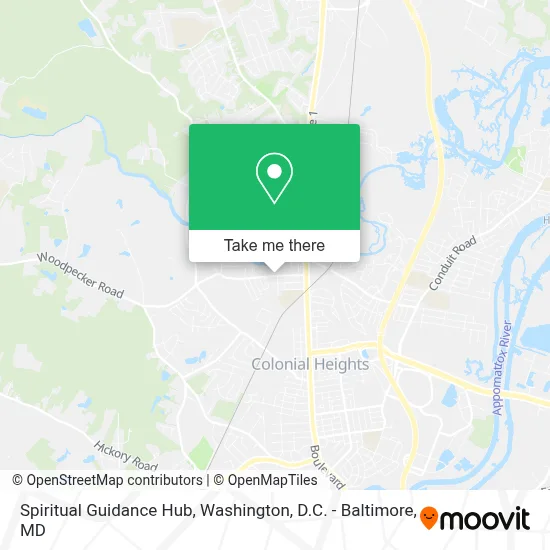 Spiritual Guidance Hub map