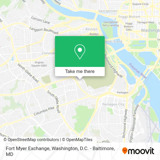 Fort Myer Exchange map