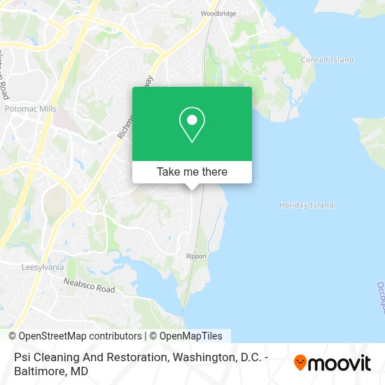 Psi Cleaning And Restoration map