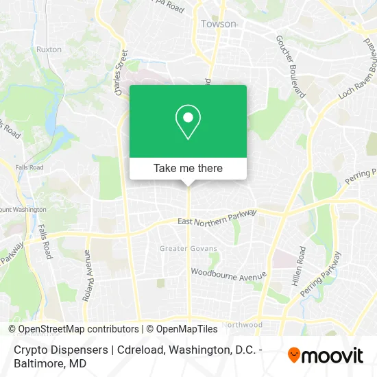 Crypto Dispensers | Cdreload map