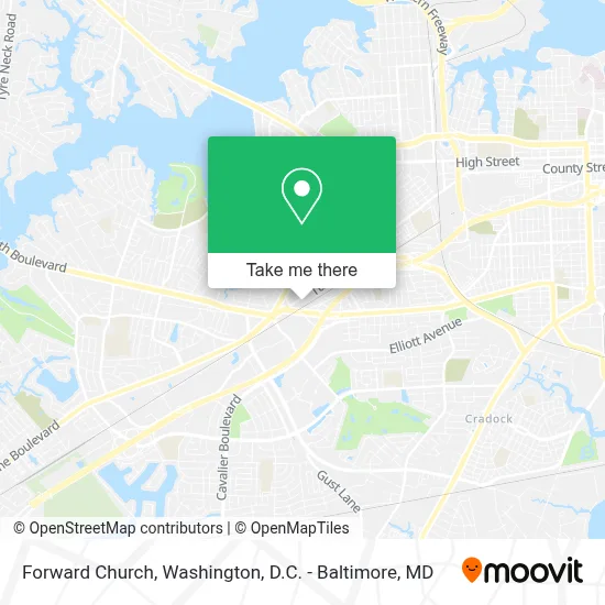 Forward Church map
