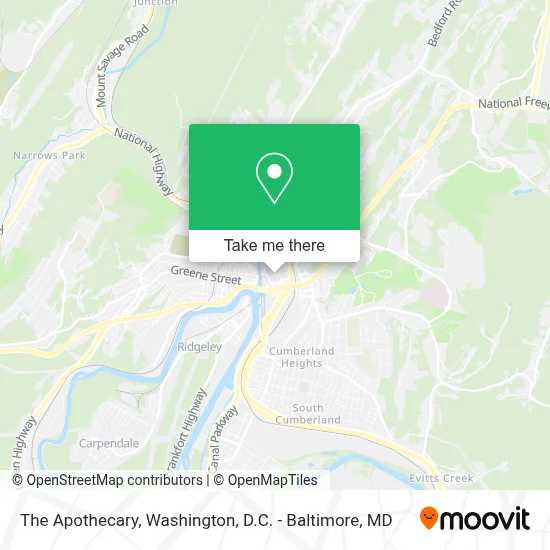 The Apothecary map